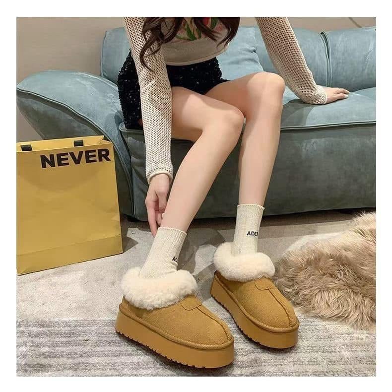 女鞋 - 毛毛拖鞋 --規格圖1