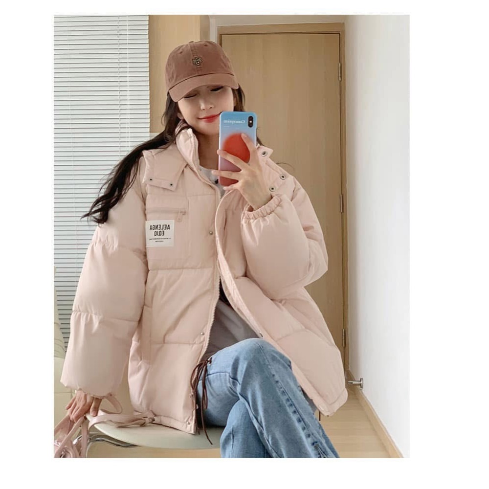 韓系慵懶羽絨棉寬鬆麵包服🔥🔥🔥-規格圖2