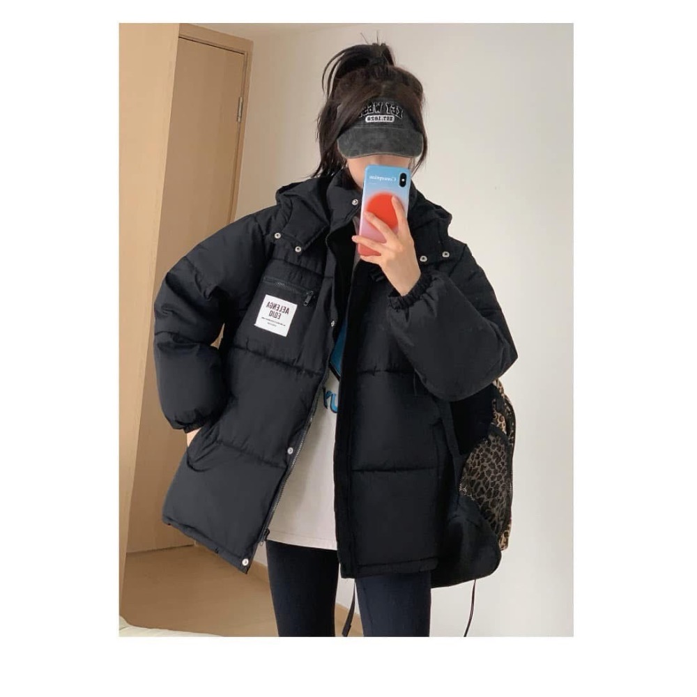 韓系慵懶羽絨棉寬鬆麵包服🔥🔥🔥-規格圖2