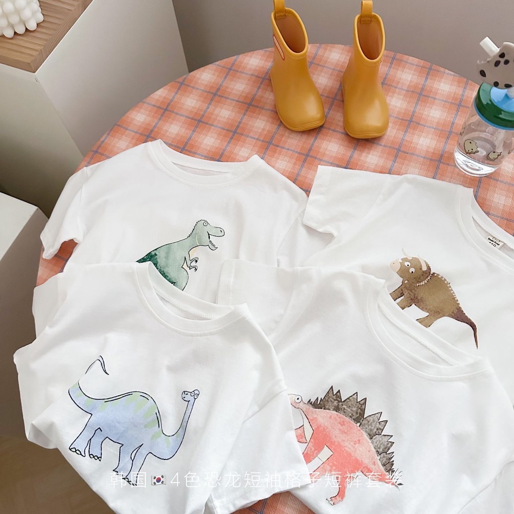 恐龍短袖套裝-細節圖2