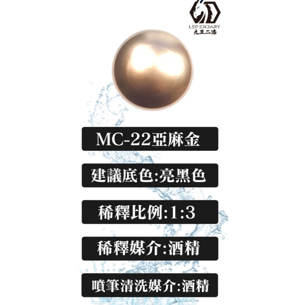 九五二漆 水性噴塗金屬漆 金屬漆 9527 水性 水性漆 低毒性 環保 75、95酒精稀釋-規格圖1