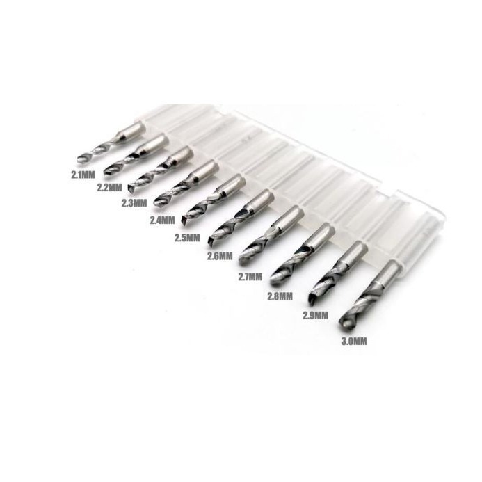 MS061 2.1-3.0mm（10入）鎢鋼鑽頭