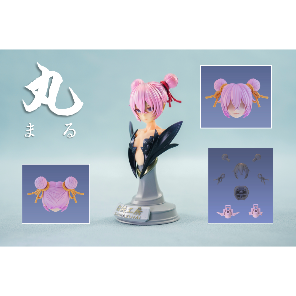 [現貨]白純工房 新改版髮型 適用女神裝置 朱羅 BD 版本-規格圖1