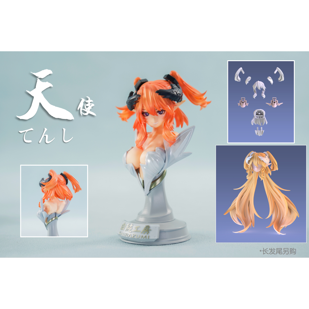 [現貨]白純工房 新改版髮型 適用女神裝置 朱羅 BD 版本-規格圖1