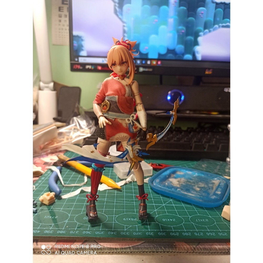 [現貨]豆豆魔改精緻面雕 -朱羅.皇巫規格 02-規格圖1