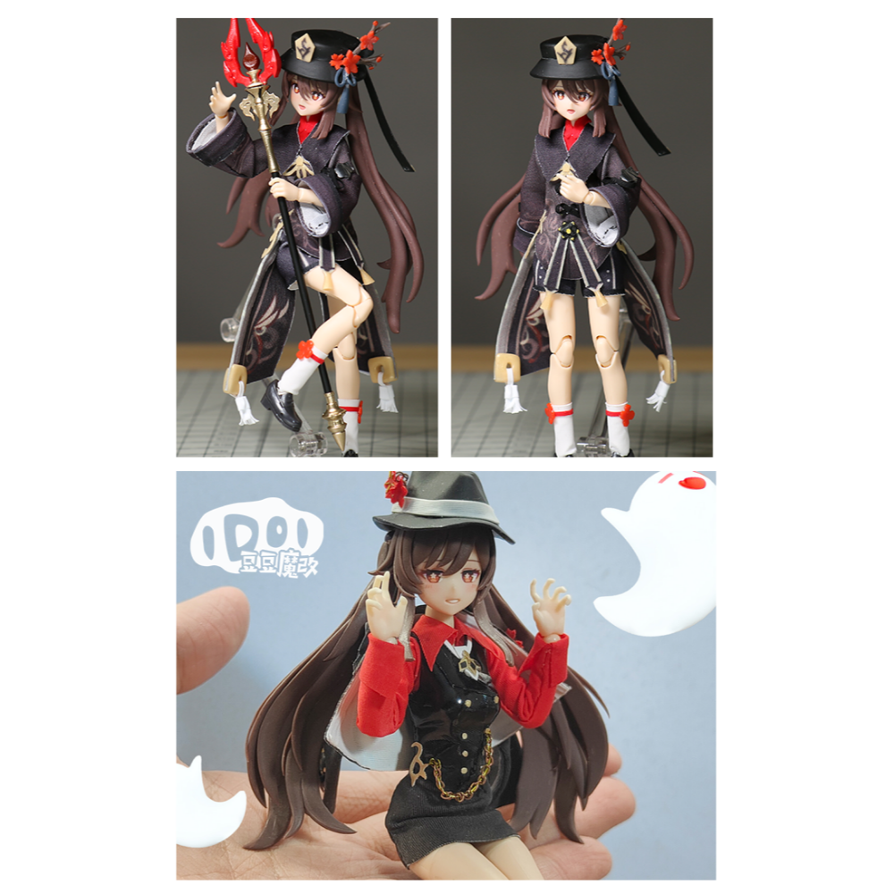 [現貨]豆豆魔改精緻面雕 -適用 女神裝置AGA吾妻楓.相河愛花,高幡長閑 03-規格圖1