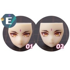 [現貨]豆豆魔改精緻面雕 -適用 女神裝置AGA吾妻楓.相河愛花,高幡長閑 03-規格圖1