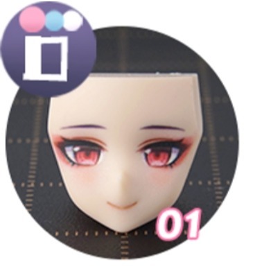 [現貨]豆豆魔改精緻面雕 -適用 女神裝置AGA吾妻楓.相河愛花,高幡長閑 03-規格圖1