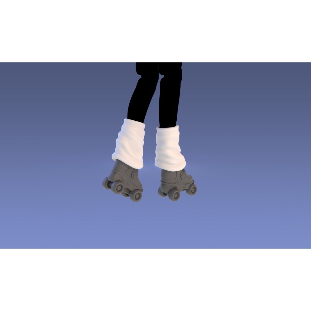 現貨-白純工房- 辣妹滑輪鞋-細節圖2