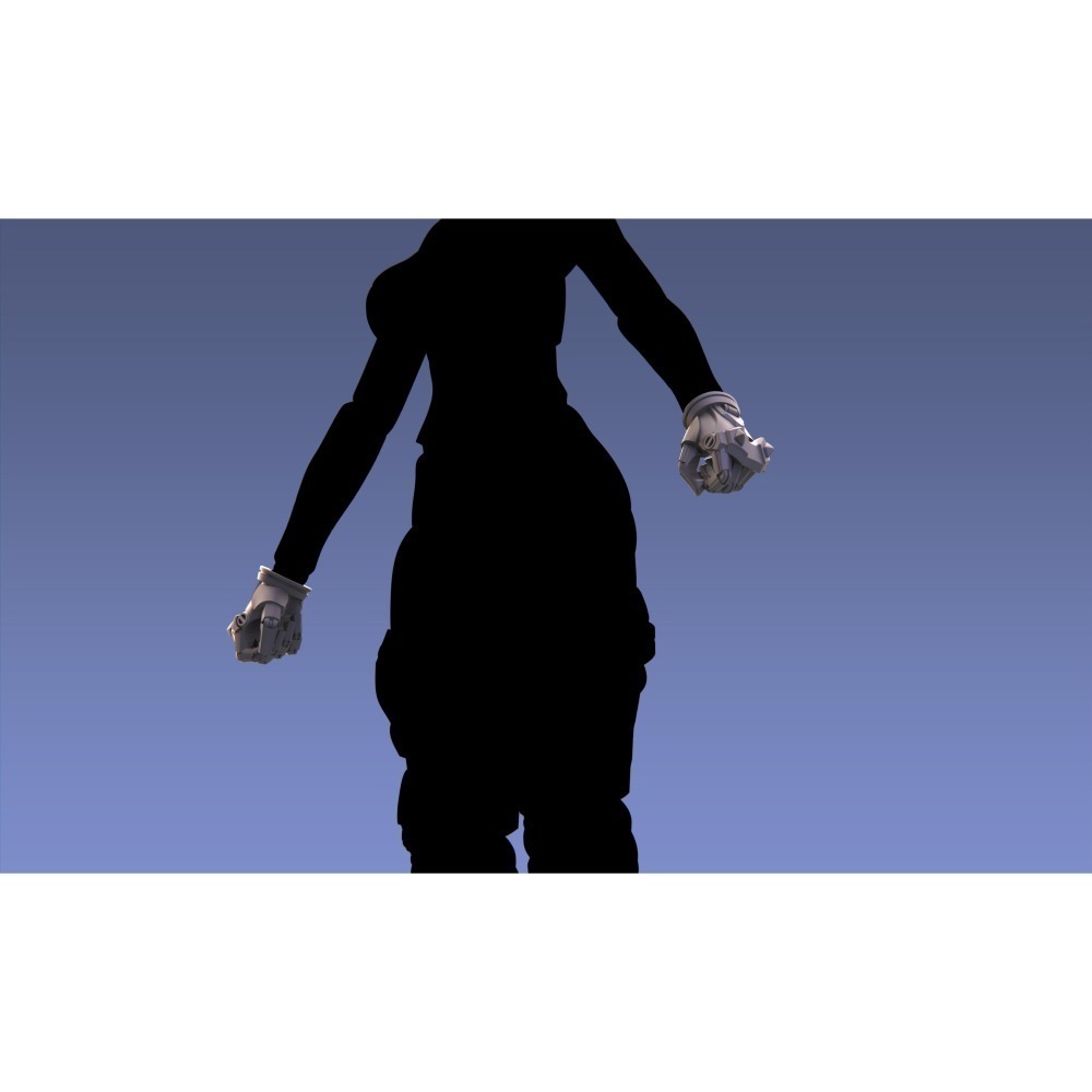 現貨-白純工房-格鬥家手套手型套組1組6種-細節圖3