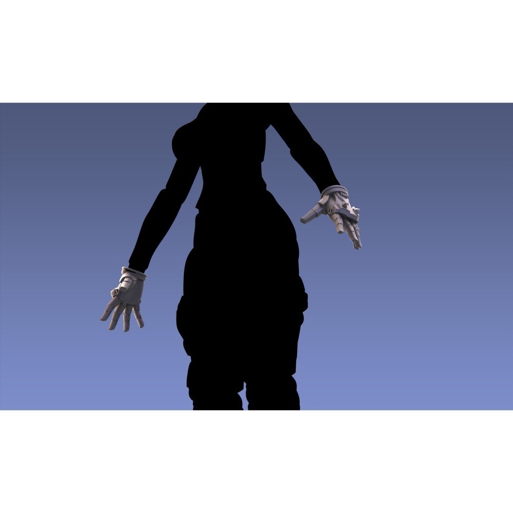 現貨-白純工房-格鬥家手套手型套組1組6種-細節圖4