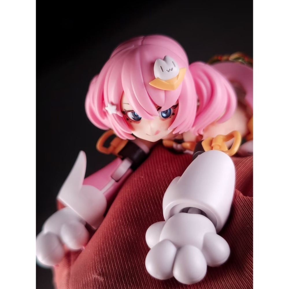 [現貨]白純工房-新品「PUNI☆MOFU 貓」可動眼面雕(完成品)-細節圖3