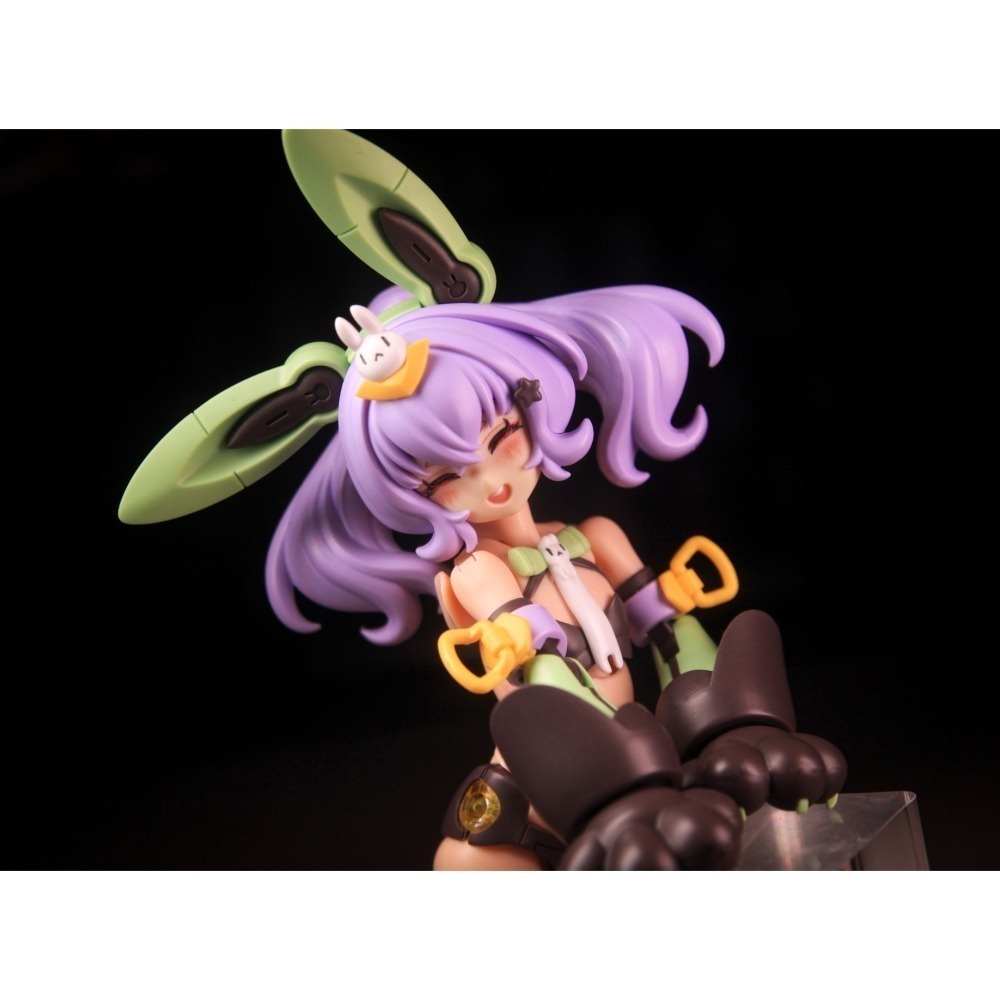 [現貨]白純工房-新品「PUNI☆MOFU 兔」可動眼面雕(完成品)-細節圖4