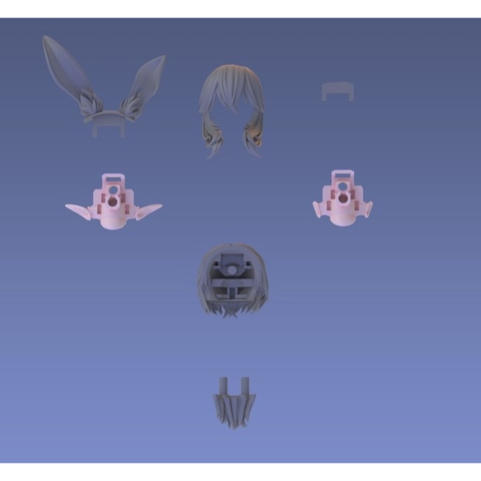 現貨-白純工房- 兔子耳朵髮型-細節圖3