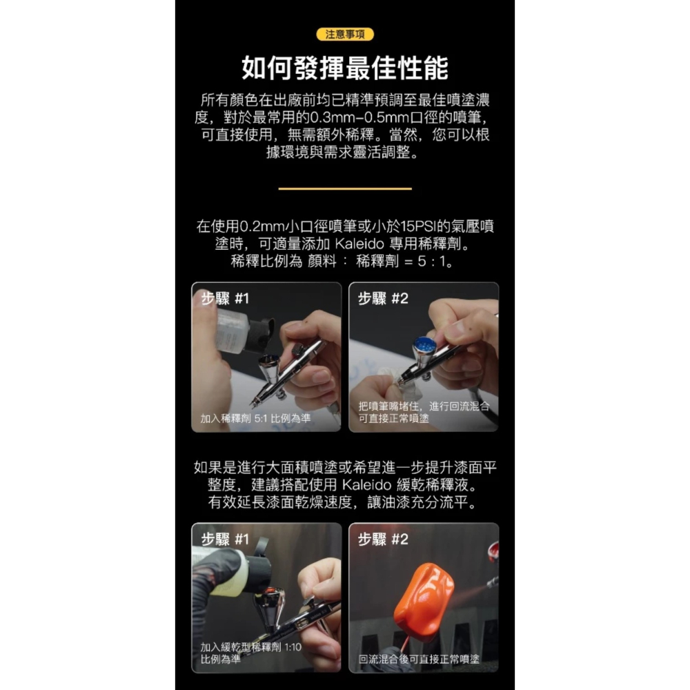 現貨-GAAHLERI 伽利略 Kaleido Colorworks 純水性模型漆 基礎色套裝-細節圖5