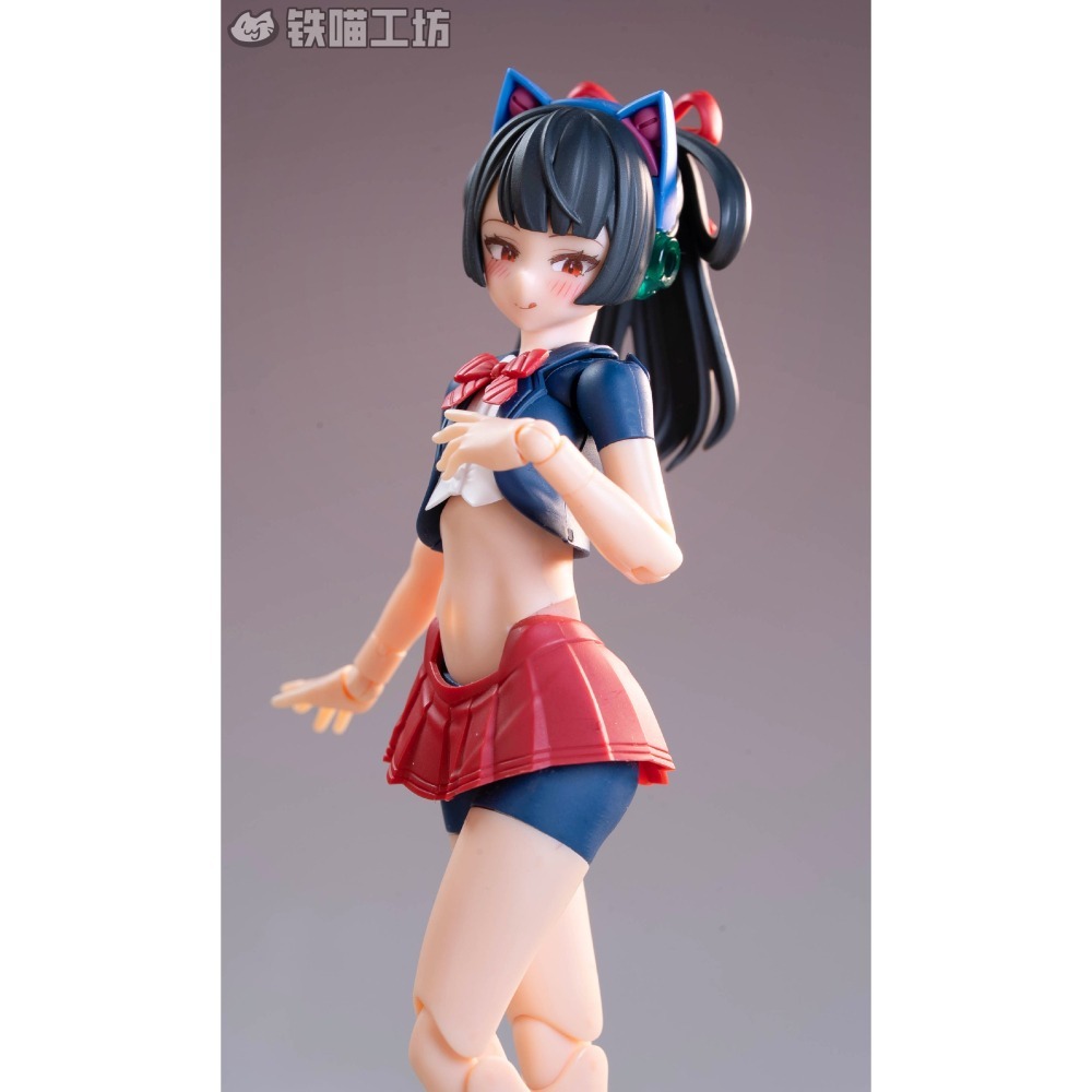 [預購]鐵貓工坊 壽屋機娘水貼+空白臉 異色貓與鴞 原色騎士-細節圖8