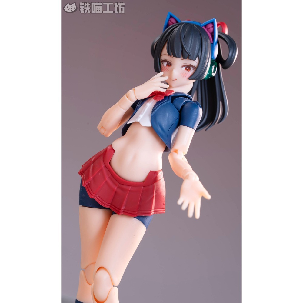 [預購]鐵貓工坊 壽屋機娘水貼+空白臉 異色貓與鴞 原色騎士-細節圖9