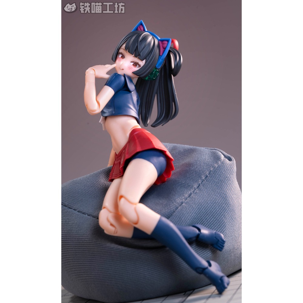 [預購]鐵貓工坊 壽屋機娘水貼+空白臉 異色貓與鴞 原色騎士-細節圖11