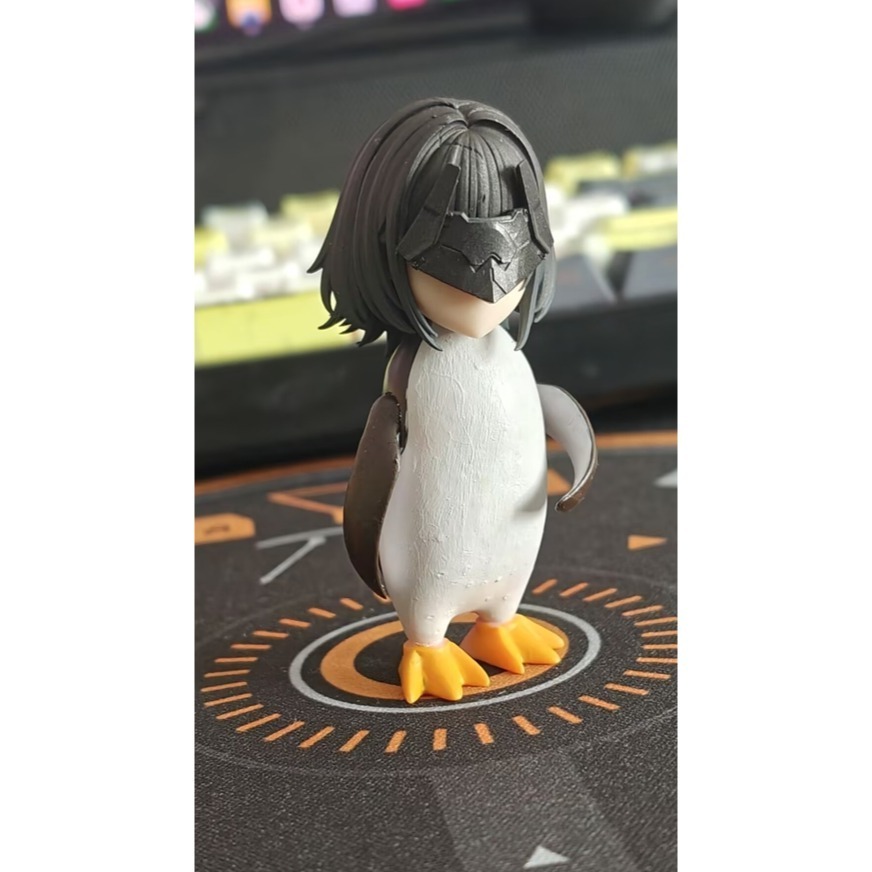 預購-企鵝頭雕座-細節圖3
