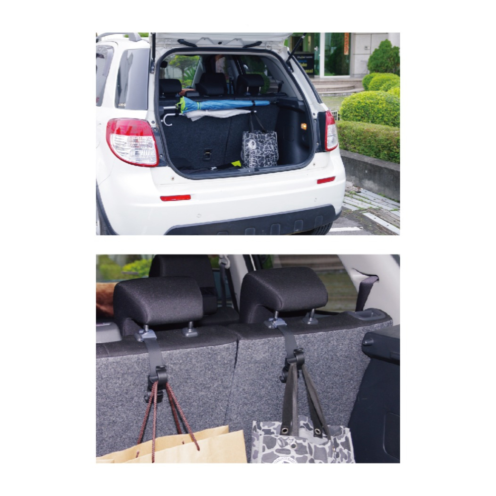 Hypersonic台灣現貨 汽車用休旅車雨傘收納掛勾/HP3520(2入) 休旅車 後車廂 雨傘掛勾 收納 雨傘-細節圖8