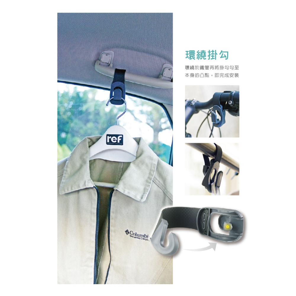 Hypersonic台灣現貨 汽車用休旅車雨傘收納掛勾/HP3520(2入) 休旅車 後車廂 雨傘掛勾 收納 雨傘-細節圖11