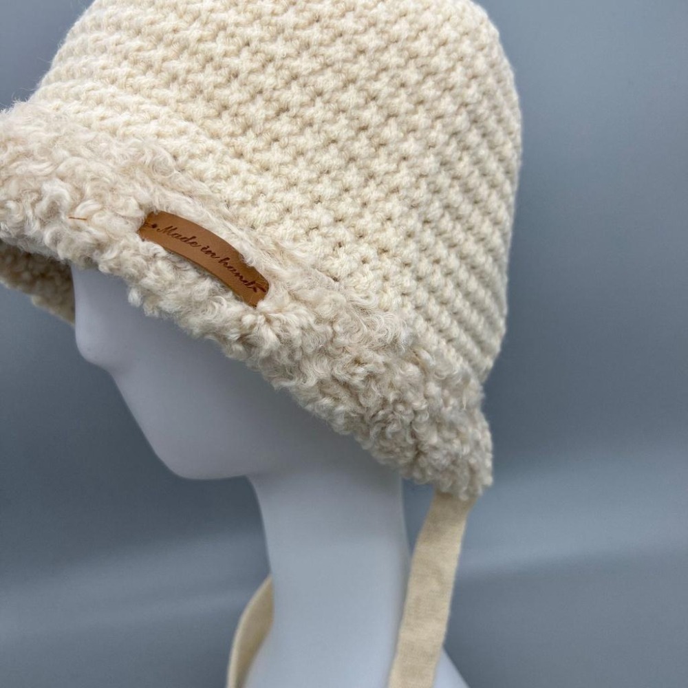 【冬款毛絨絨帽】韓版針織毛绒帽  加厚毛绒帽 秋冬保暖針織帽 加絨加厚毛線帽 帽子 毛帽 毛線帽-細節圖4