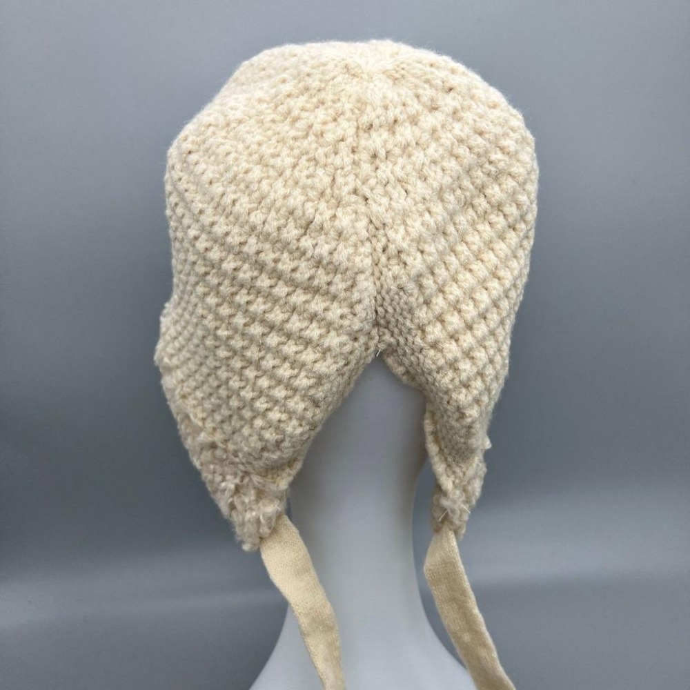 【冬款毛絨絨帽】韓版針織毛绒帽  加厚毛绒帽 秋冬保暖針織帽 加絨加厚毛線帽 帽子 毛帽 毛線帽-細節圖5