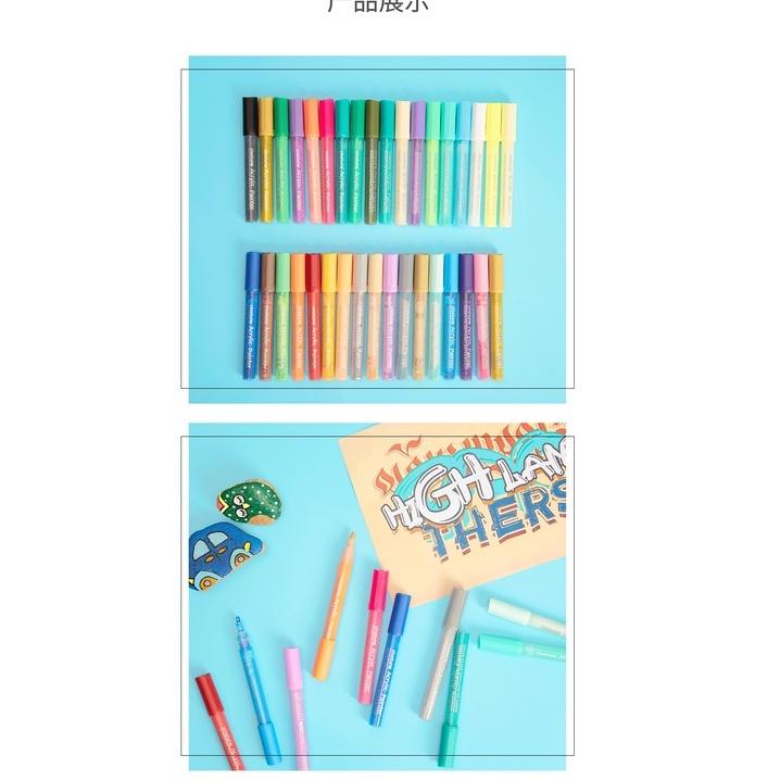 0.7mm壓克力顏料筆【丙烯麥克筆】DIY顏料 麥克筆 彩色繪畫套裝 繪畫筆 塗鴉筆 油漆筆  壓克力筆 玻璃 記號筆-細節圖4