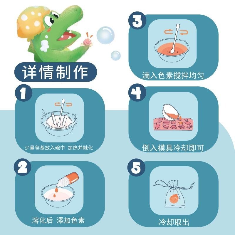 【兒童DIY水晶皂】 手工玩具 手工香皂 科學實驗 男孩禮物 創意禮物  STEAM 香皂 DIY 手工皂 教具-細節圖3