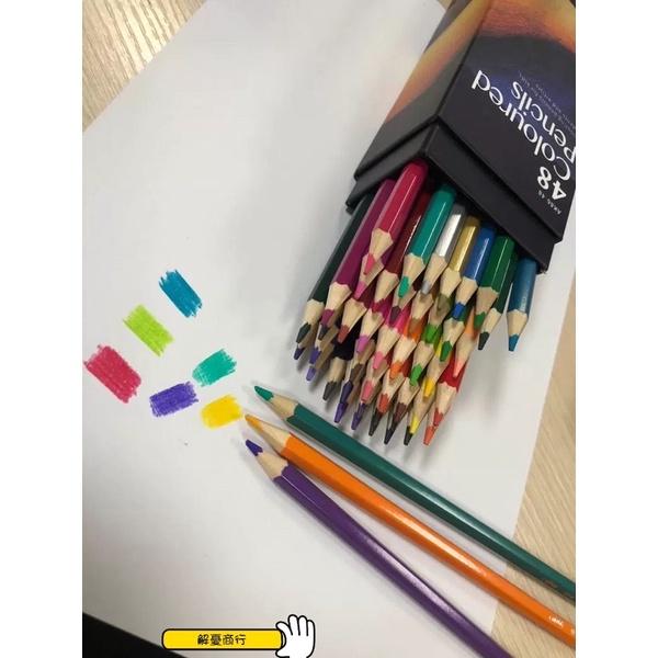 台灣極速出貨【油性彩色鉛筆】彩色鉛筆 油性 水性 六角色鉛筆 色鉛筆 彩鉛 油性彩筆 水性彩筆 筆 美術 彩色筆-細節圖2
