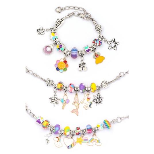 升級款 手鍊 DIY【兒童串珠】 手鏈 串珠  DIY手鍊 手工飾品 珠套 DIY 串珠材料 手鍊 兒童手鍊 聖誕節-細節圖2