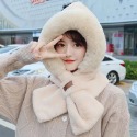 【冬款毛絨絨帽】韓版針織毛绒帽  加厚毛绒帽 保暖針織帽 加絨加厚毛線帽 帽子 毛帽 毛線帽-規格圖3