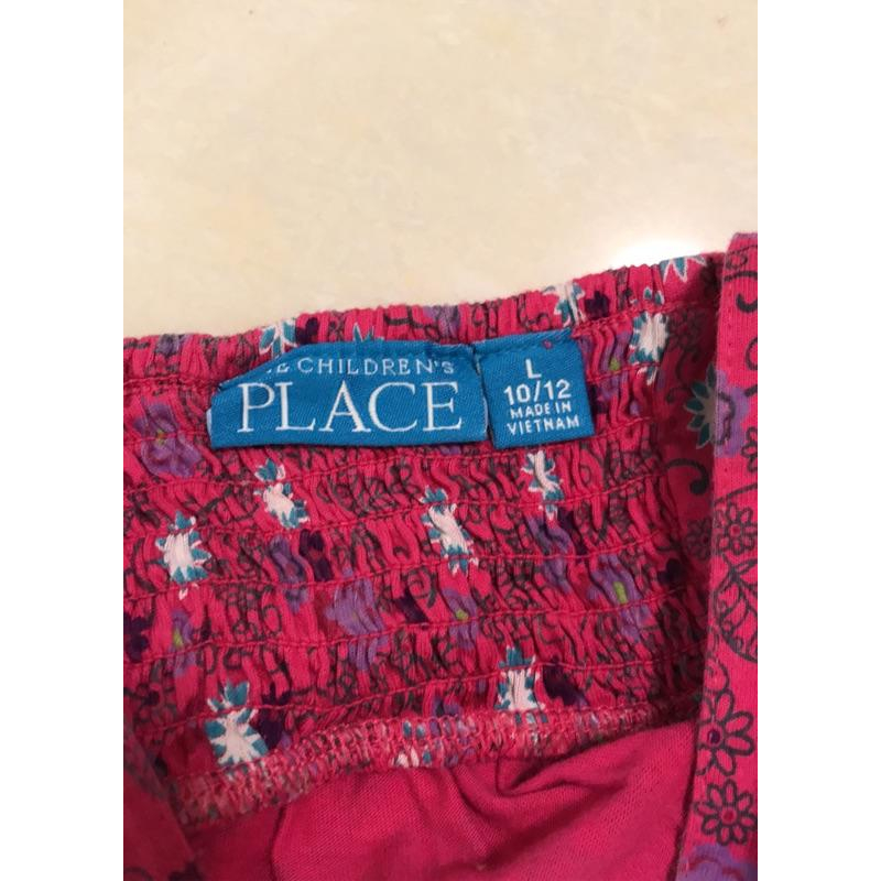 PLACE 女童 吊帶裙 裙子 上衣 短袖上衣-細節圖3
