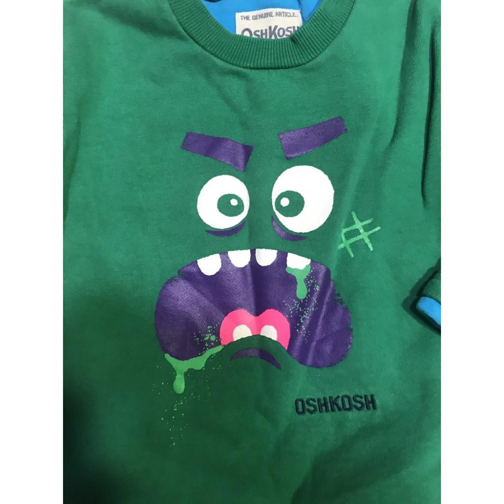 OshKosh B＇gosh 棉T 純棉 T恤 長袖 長袖T恤 厚棉T-細節圖2