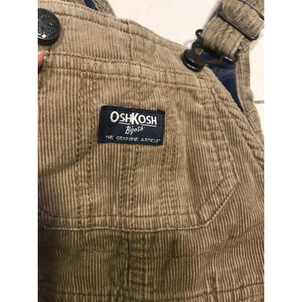 OshKosh B＇gosh 吊帶褲 棉褲 保暖褲 長褲-細節圖2