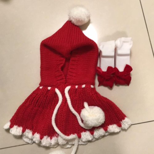 日安朵朵 女嬰配件禮盒 復古女伶 寶寶襪 彌月 周歲 毛帽 帽子