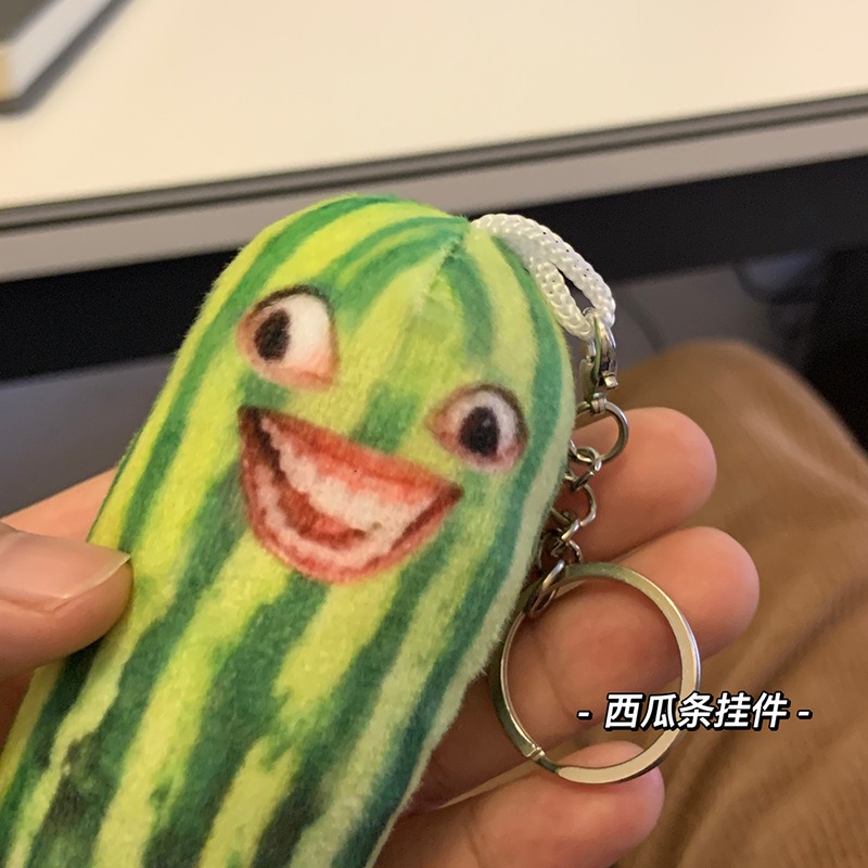 【ST🍓】會說話的西瓜 家人們誰懂阿! 無語死了! 按壓就會說話的吊飾 按了會說話 吊飾 西瓜 家人們 誰懂阿 鑰匙圈-細節圖3