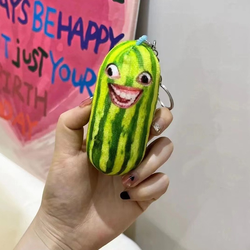 【ST🍓】會說話的西瓜 家人們誰懂阿! 無語死了! 按壓就會說話的吊飾 按了會說話 吊飾 西瓜 家人們 誰懂阿 鑰匙圈-細節圖5