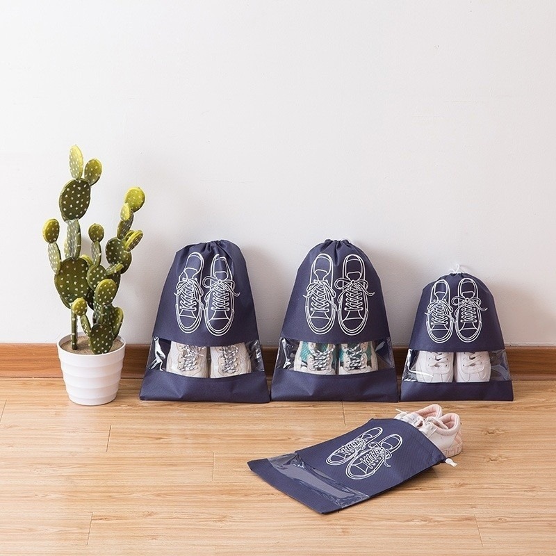 【ST🍓】旅行鞋袋 防塵袋 束口鞋袋 鞋袋 收納 鞋子束口袋 防水袋 旅行 加厚 鞋子收納袋 台灣出貨 現貨 快速出貨-細節圖5
