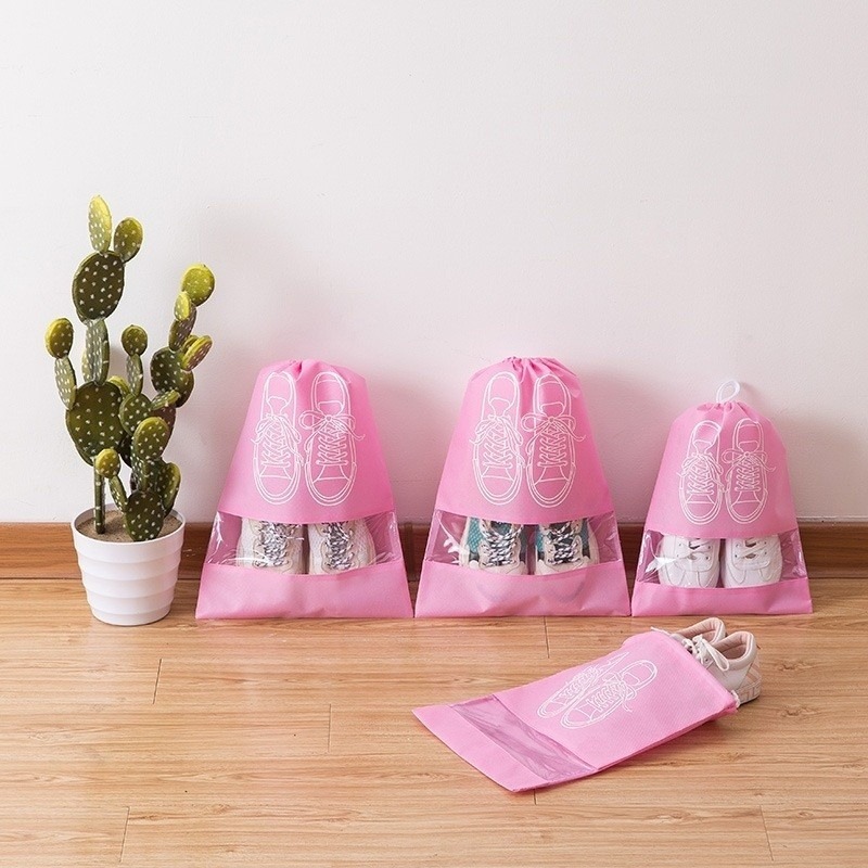 【ST🍓】旅行鞋袋 防塵袋 束口鞋袋 鞋袋 收納 鞋子束口袋 防水袋 旅行 加厚 鞋子收納袋 台灣出貨 現貨 快速出貨-細節圖6
