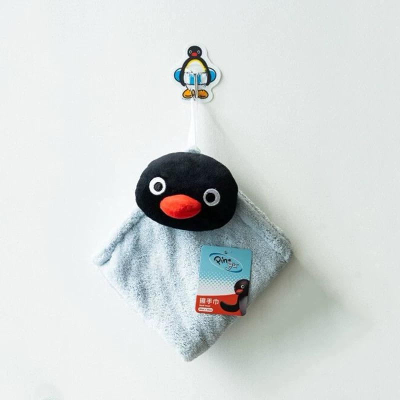 【ST🍓台南正版】Pingu 擦手巾 （送貼紙）擦手布 吸水速乾 可掛式擦手毛巾 擦手布 擦碗巾 Pingu擦手巾-細節圖3