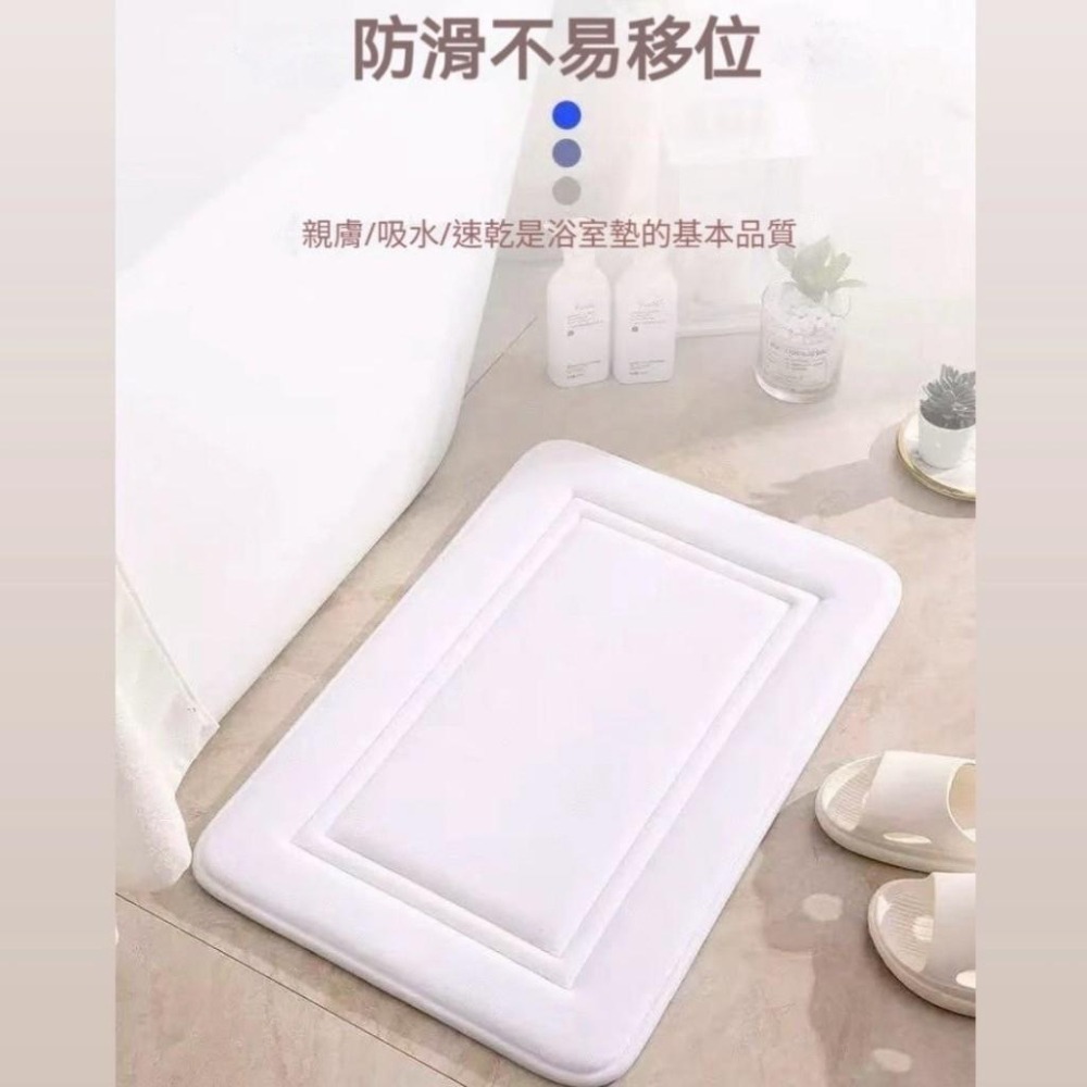 台灣現貨🍓記憶地墊 地墊 吸水地墊 廚房地墊 浴室地墊 防水地墊 門口地墊 防滑地墊 地墊 浴室 止滑地墊-細節圖6