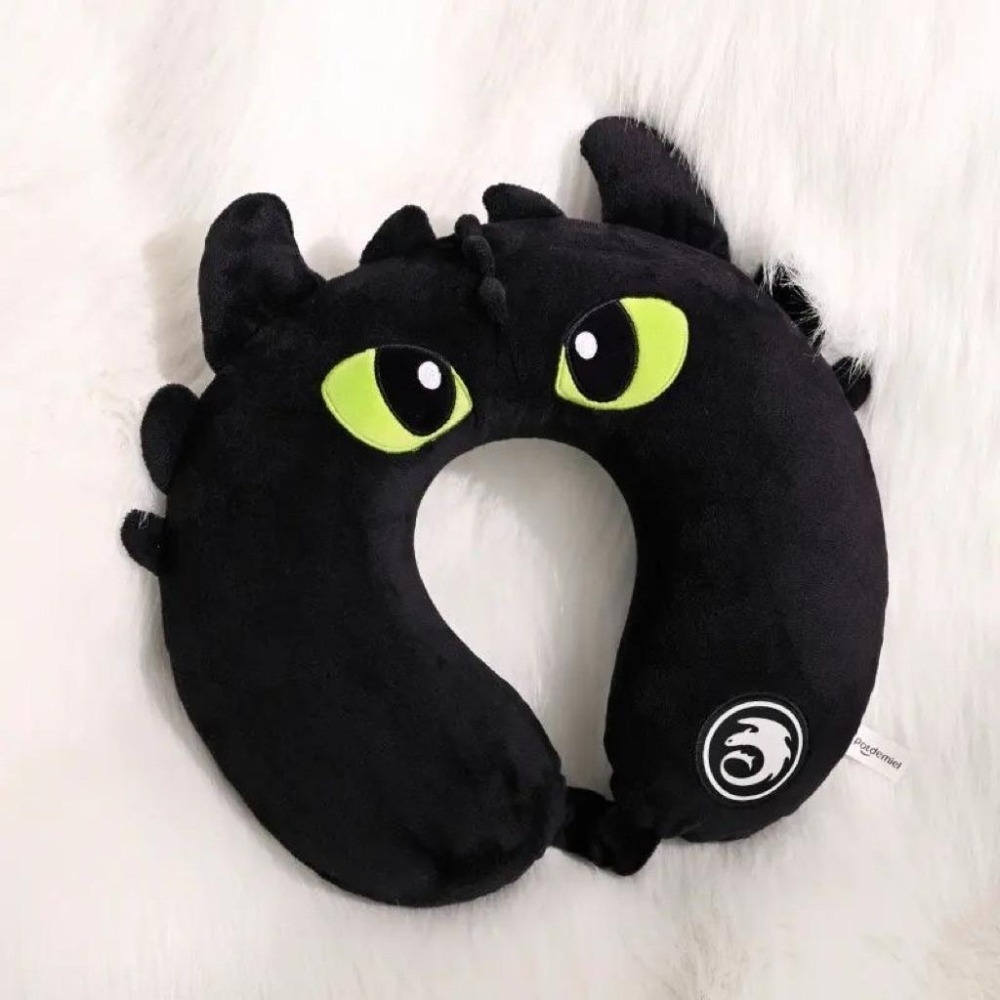 正版授權🍓無牙頸枕 午休枕 無牙飛機枕 無牙周邊 頸枕-細節圖2