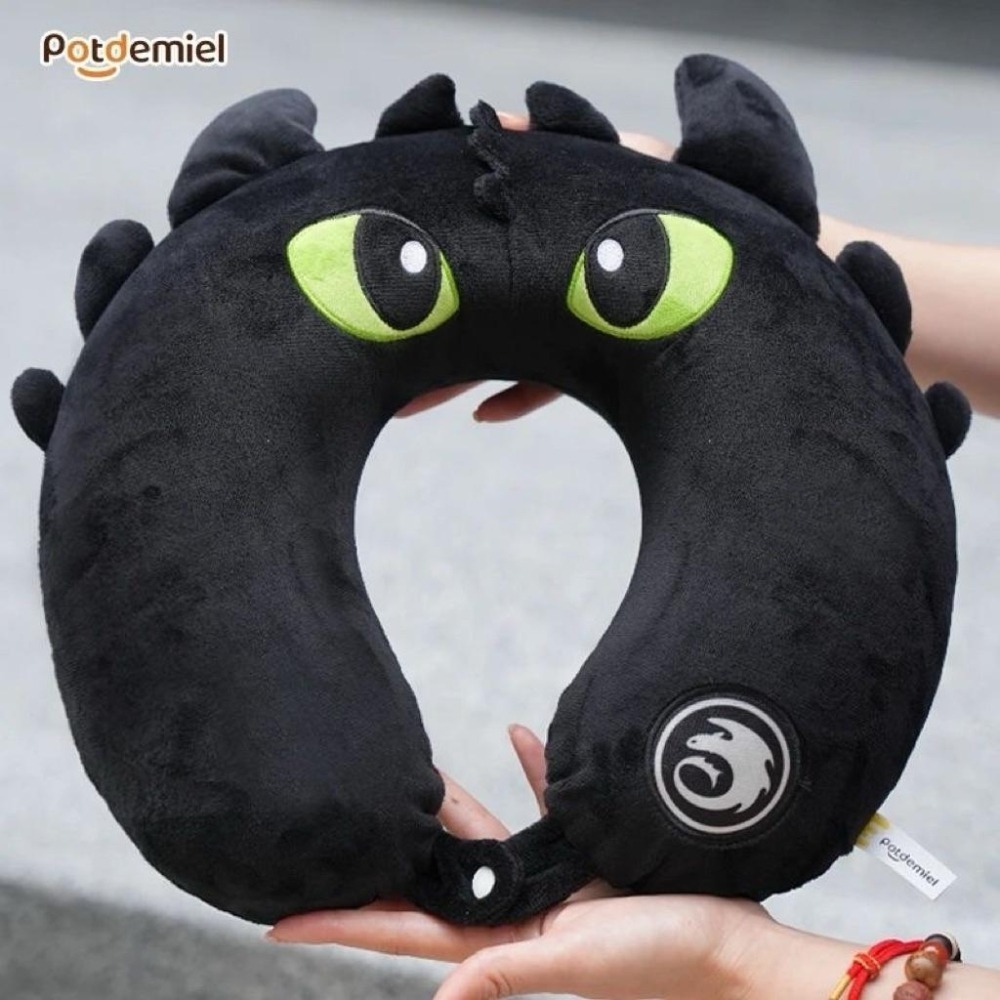 正版授權🍓無牙頸枕 午休枕 無牙飛機枕 無牙周邊 頸枕-細節圖6