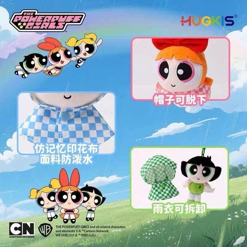 正版授權🍓台南出貨 飛天小女警網格雨衣系列吊飾 飛天小女警雨衣 吊飾-細節圖3