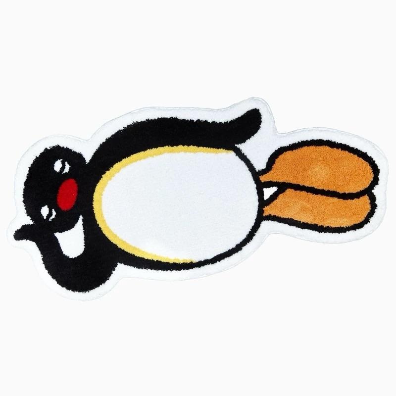 【ST🍓正版】 Pingu毛絨地毯 Pingu地墊 玄關地墊 玄關毛絨地毯-細節圖4