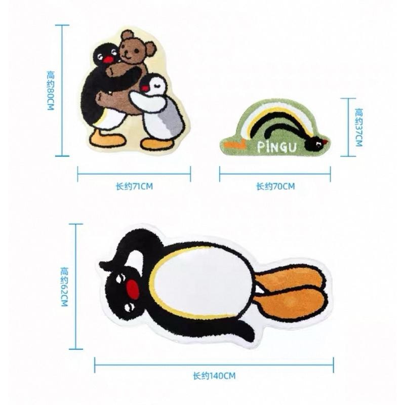 【ST🍓正版】 Pingu毛絨地毯 Pingu地墊 玄關地墊 玄關毛絨地毯-細節圖5
