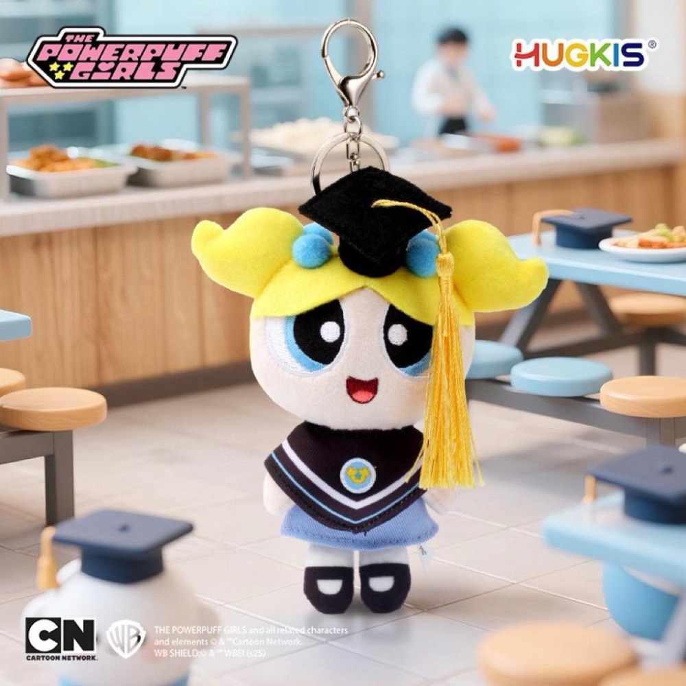 正版🍓飛天小女警畢業系列 畢業學士服飛天小女警 飛天小女警吊飾-細節圖6