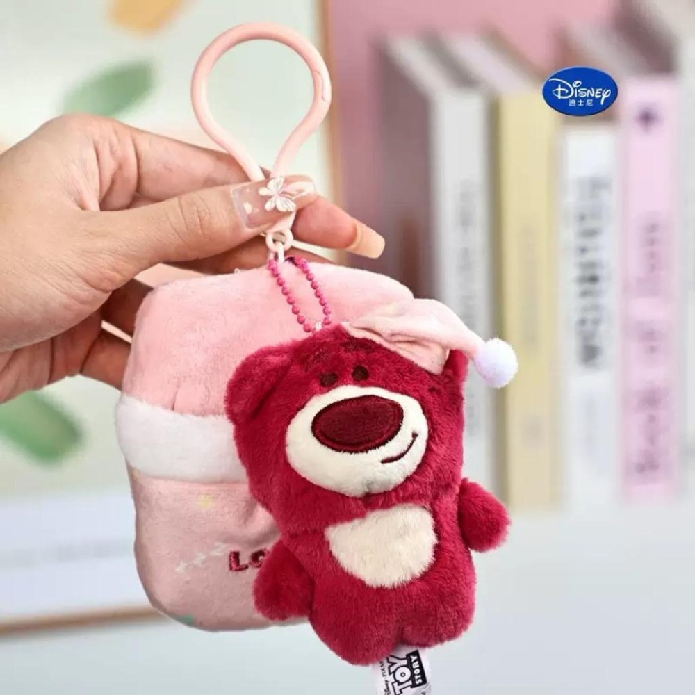 熱銷🍓台南正版 迪士尼聯名睡袋系列 熊抱哥 三眼怪 火腿豬 抱抱龍 吊飾 睡袋吊飾 可愛吊飾-細節圖5