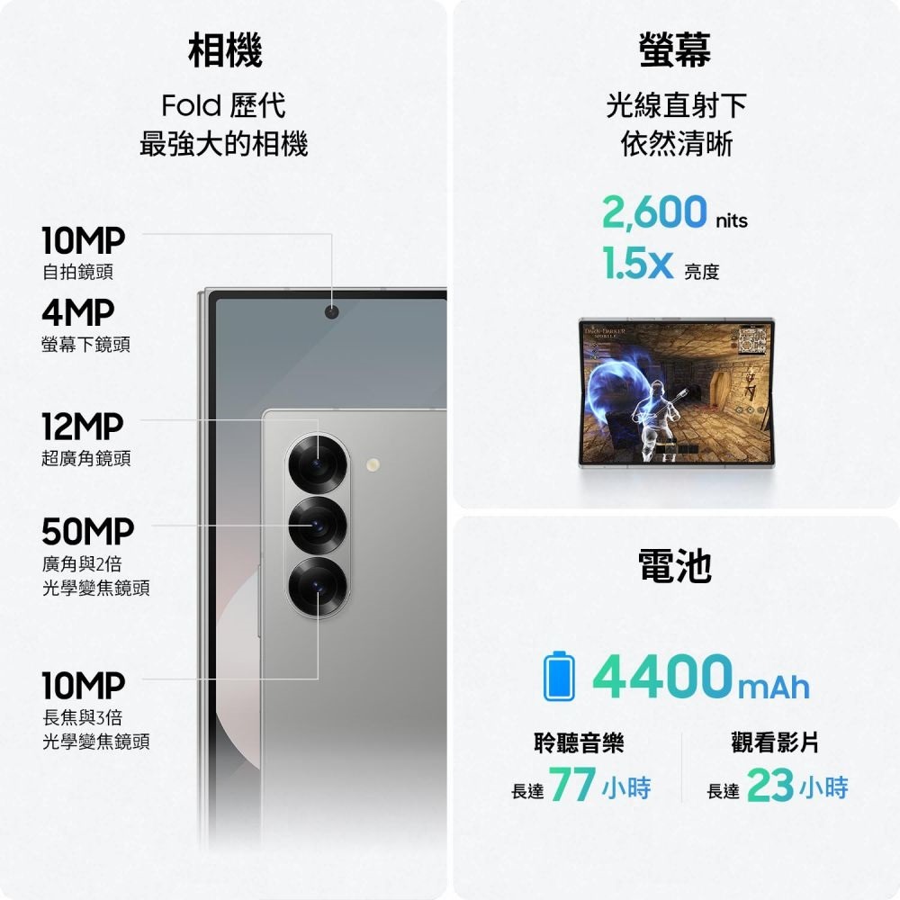 Galaxy Z Fold6 (12G/256G)/Samsung 三星-細節圖3
